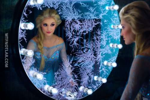 Frozen, Elsa kostümüyle hastanedeki çocukları gezmek, Anna Faith Carlson 1